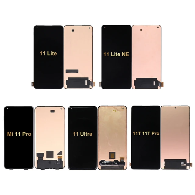 Original Mobile Phone Lcd Replacement Display Touch Screen Panel For Xiaomi 10T Pro 5G 11i 11 Pro 12S Ultra 13 Ultra 13 Pro