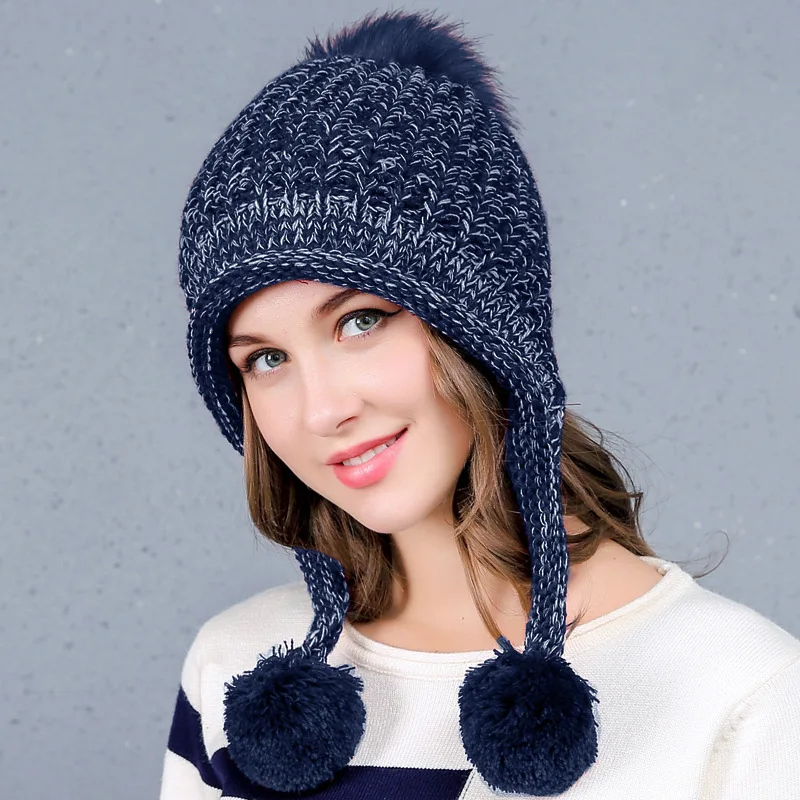 woolen thread cap