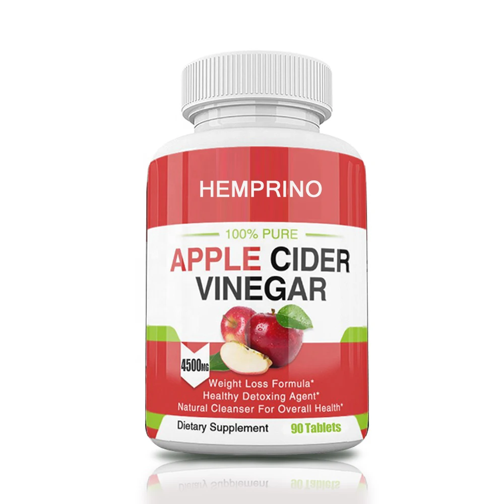 Private Labels Weight Loss Slimming Vegan Supplements Natural Apple Cider Vinegar Tablets