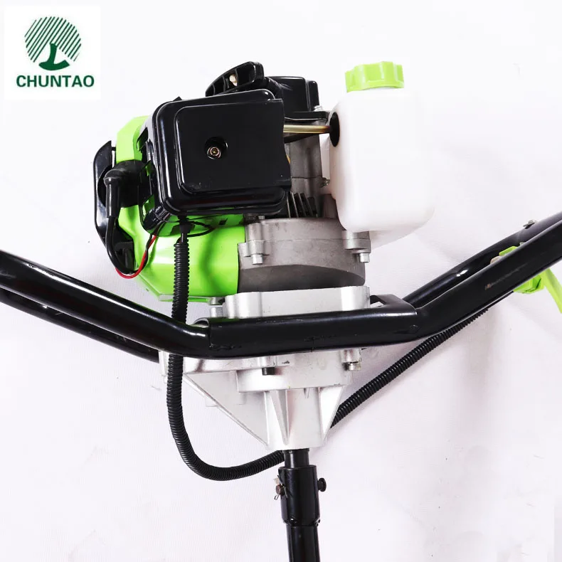 Gasoline Powered Earth Auger 52cc Handheld Earth Auger Head
