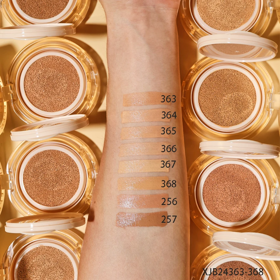 Custom Logo SPF 30+ Sunscreen Makeup Nourishing Foundation Concealer Face Makeup Foundation BB CC Cream Air Cushion Foundation