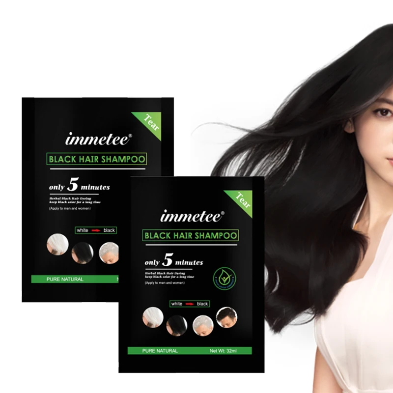 Oem Natural Hair Color Dye Instant Hair Black Shampoo For Home Use - Buy  Black Hair Shampoo,Hair Color Shampoo,Hair Black Shampoo Product on  