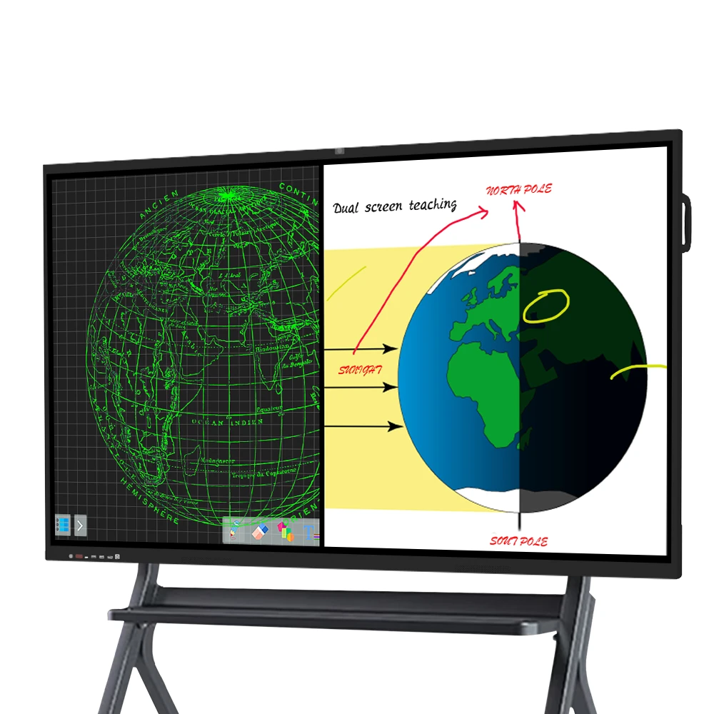 Ultra HD 4K Touch Screen Display 55 65 75 86 Inch Tv All in One Interactive Whiteboard Smart Board