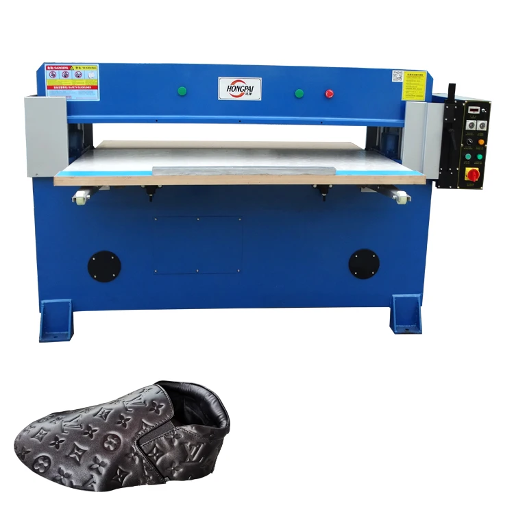 30 Tons Honggang Manual Precision Hydraulic Leather Die Cutting Press Machine for Leather Goods
