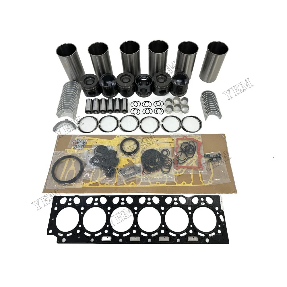 For Volvo D6D Overhaul Kit With Bearing Set Engine Parts Repair Replacement 5