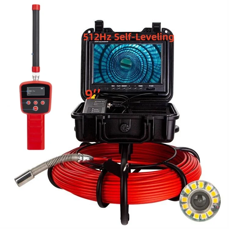 512Hz Sonde Receiver for Pipe Location Endoscope 23mm Drain Sewer Pipe Camera with SD Card 16GB &WIFI