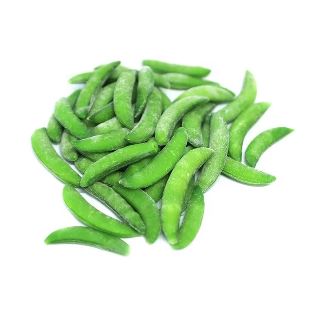 Certified Quality Manufacture IQF Frozen Green Sugar Snap Peas