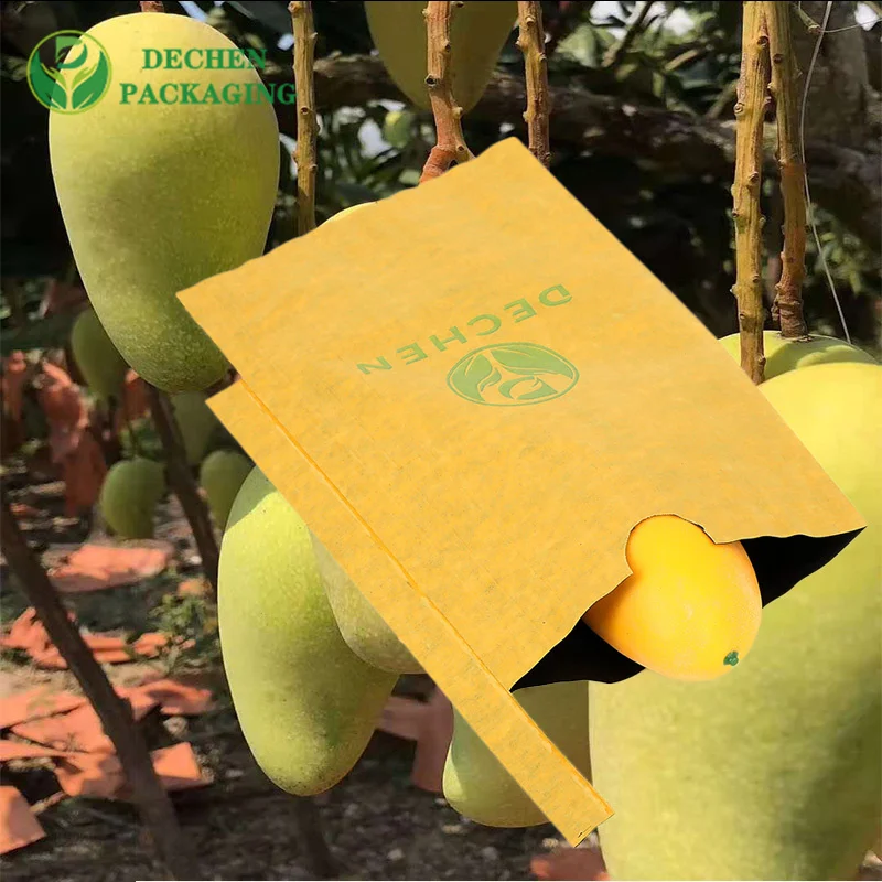 Anti sacs de culture de fruits de sac d'emballage d'insecte de papier pour la protection de mangue