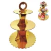 Soporte para tartas dorado