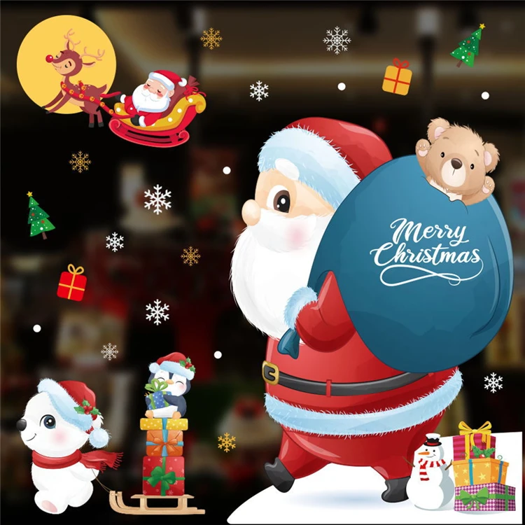 christmas sticker tags