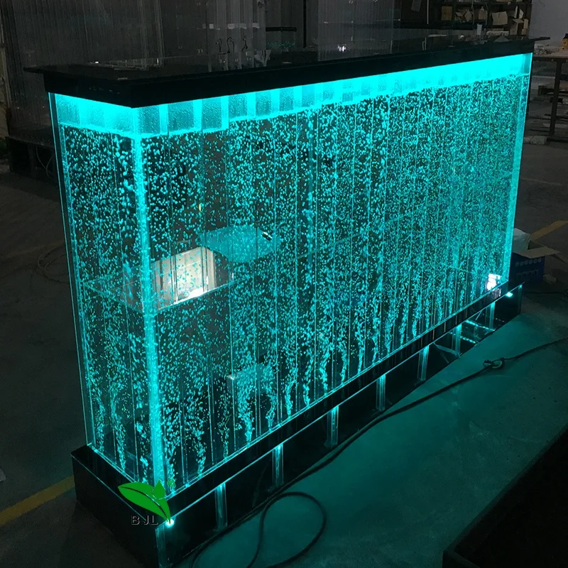 大迫力 おしゃれ ウォーター LED ポール ライト アクア バブル
