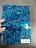 สีฟ้าอ่อนเงา ฐานสีเงิน