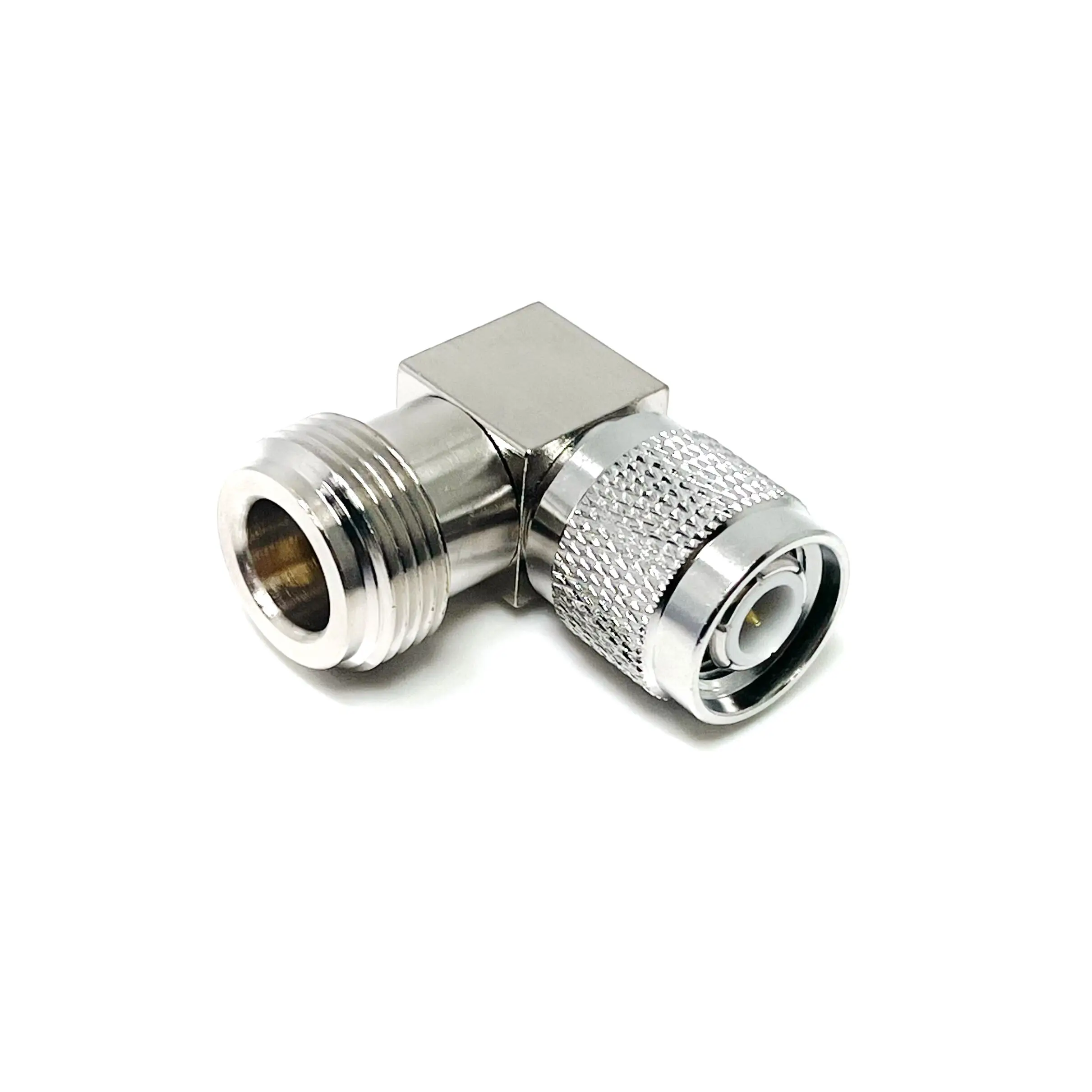 50ohm Elbow Low VSWR Nickel Plated Right Angle N Type Female to TNC Male R/A RF Coaxial Adapter details