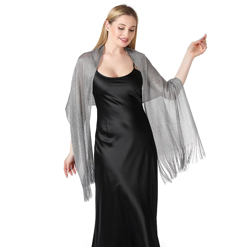 Pink and Purple Metallic Shimmer Scarf for Women Wedding and Party Shawls  Bridal Bridesmaid Dress Wraps Metallic Shawls| Alibaba.com