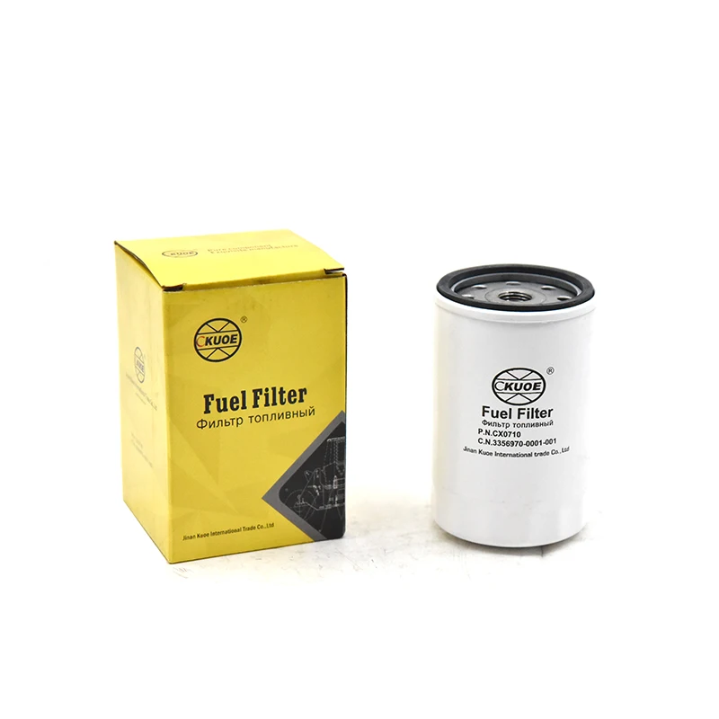 Élément filtrant diesel CX0710A CX0710, pièces de rechange pour chargeuse sur pneus KUOE