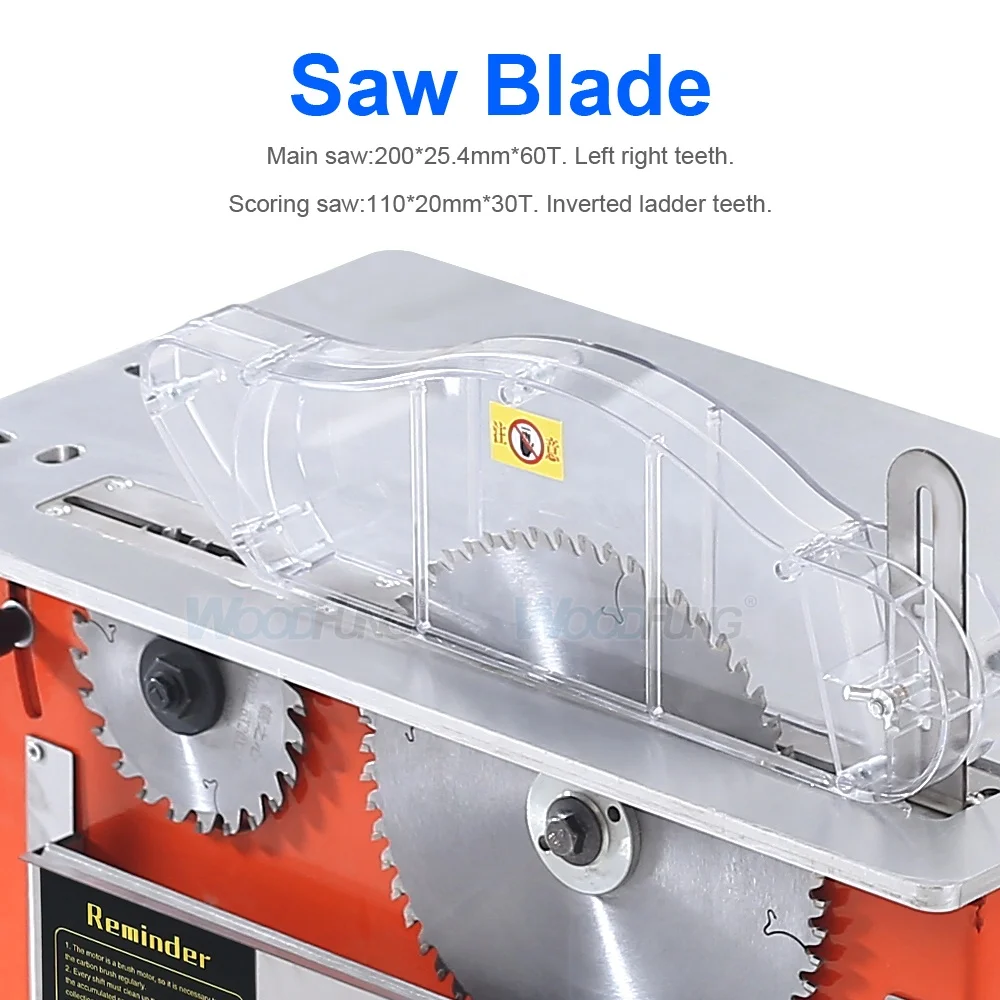 Small Size Woodworking Machine Wood Cutting Table Saw for Panel Wood