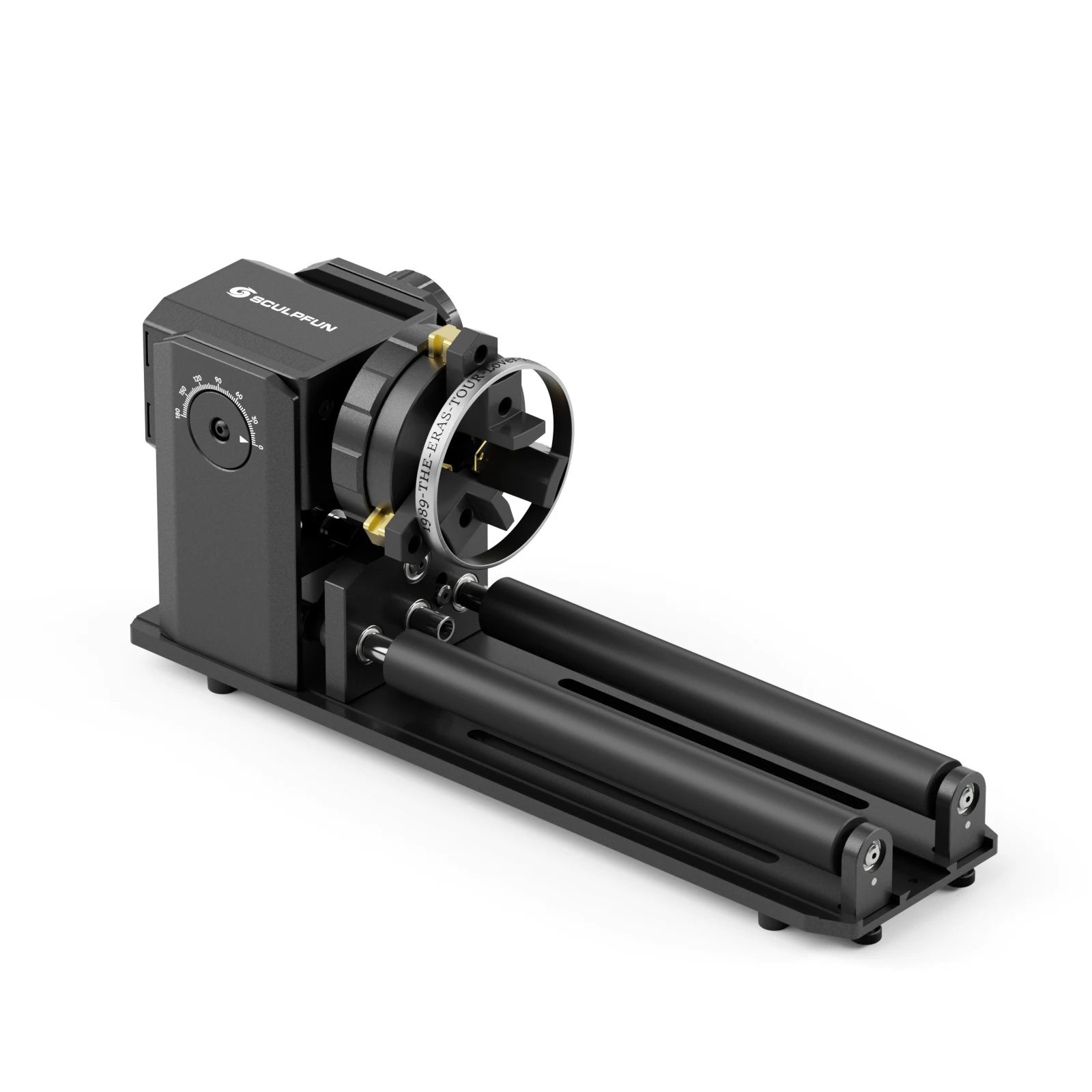 SCULPFUN RA PM 4 in 1 Laser Engraver Y-axis Rotary Module 360 Degrees Laser Rotary Roller for Engraving Cylindrical Objects Cans