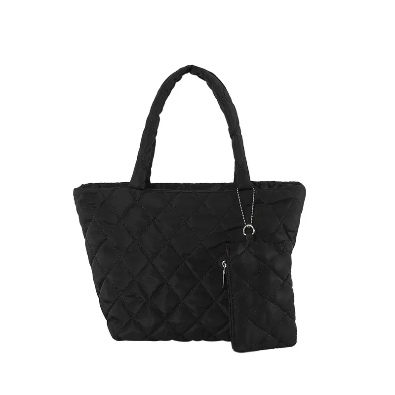 ★BLACKUP★ PuffUp Big Bag BlackFuchsia MW1BG04BKFU NEW Guess - Mini Bag Junie Black - HFSF9774690 - BLACK