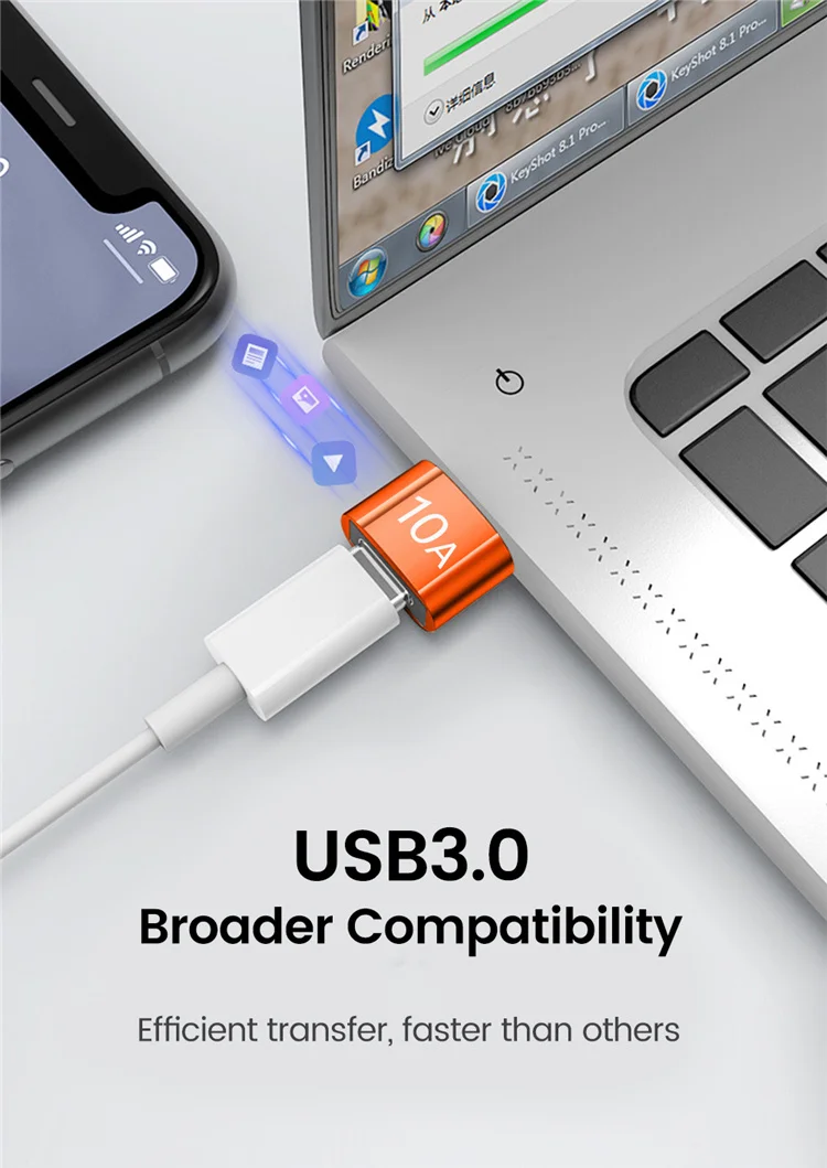 Adattatore USB-C OTG Adattatore Da USB-C A USB 3.0 OTG - Foto 12