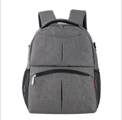 Diaper cotton linen multifunctional Mommy bags double shoulder waiting Bag Backpack maternal and infant supplies double shoulde