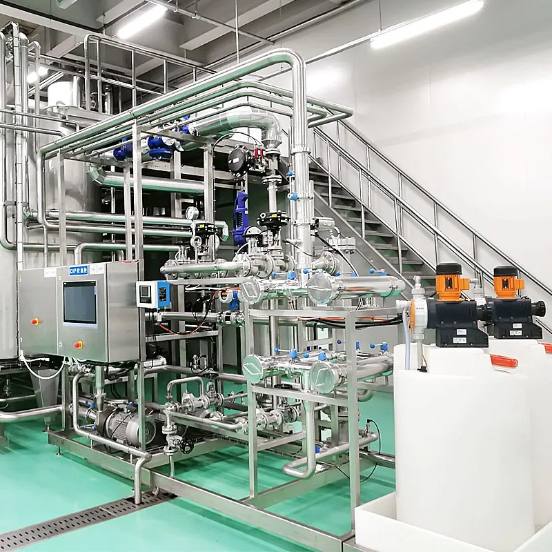 Complete Milk Processing Machinery Flavored Milk Processing Line Chocolate Milk Production Line