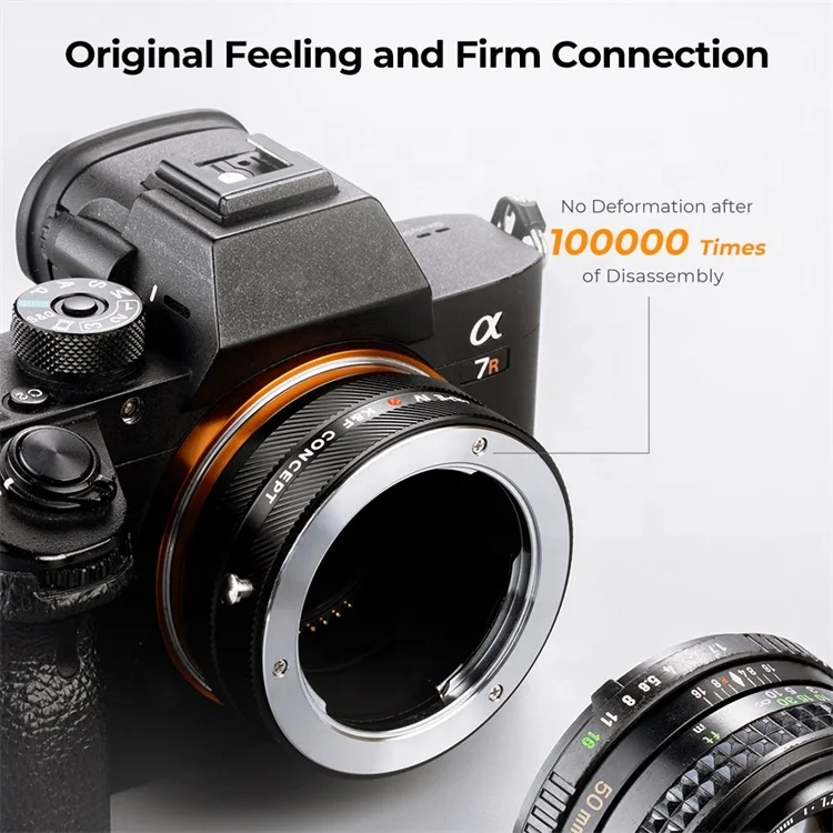 Adaptateur K&F Concept – Objectif Minolta AF Vers Micro 4/3 – Neuf