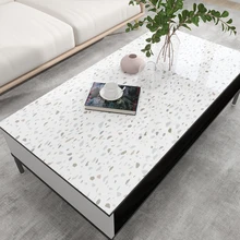 CS Glossy Granite Marble Wall Paper Self Adhesive Countertop Vinyl Wrap for Dining Living Room Decor