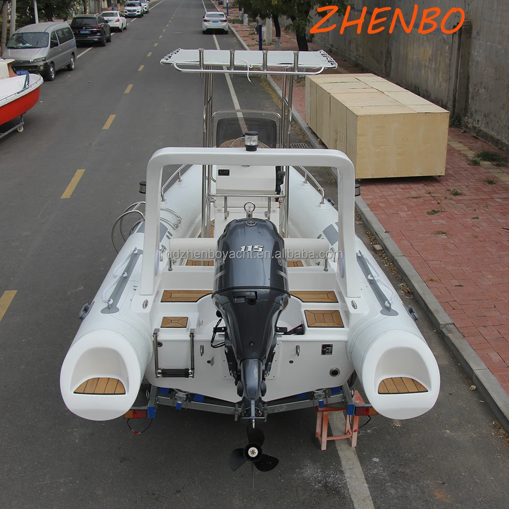 Zhenbo 115hp Outboard Motor & 580cm Inflatable Rib Boat
