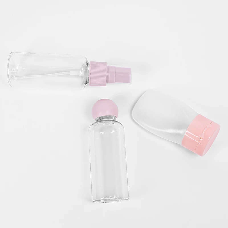 Portable Refillable Travel Accessories Shampoo Hand Wash Lotion Squeezable 7Pcs Plastic Tube Bottles With Flip Cap Hc8ab51a401e949359d260c8f61510695G