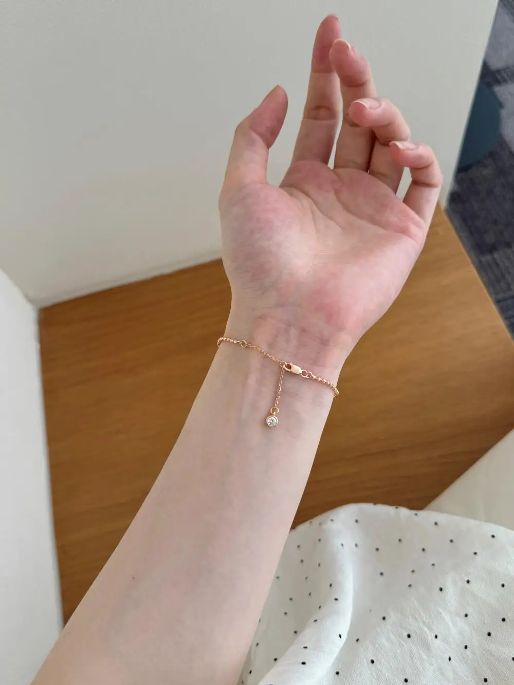 KAKODIY luxury rose gold bead chain women's bracelet 925 sterling silver jewelry zircon bracelet detail 6