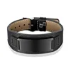 Black leather + blank black plate
