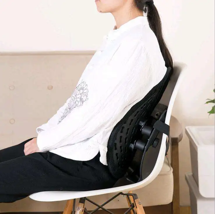 Ergonomic Height Adjustable Backrest Lower Back Support Chair Cushion Memory Foam Lumbar Support Seat Cushion