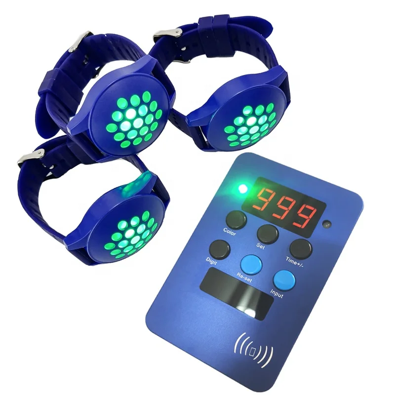 Водонепроницаемый светодиодный браслет с таймером