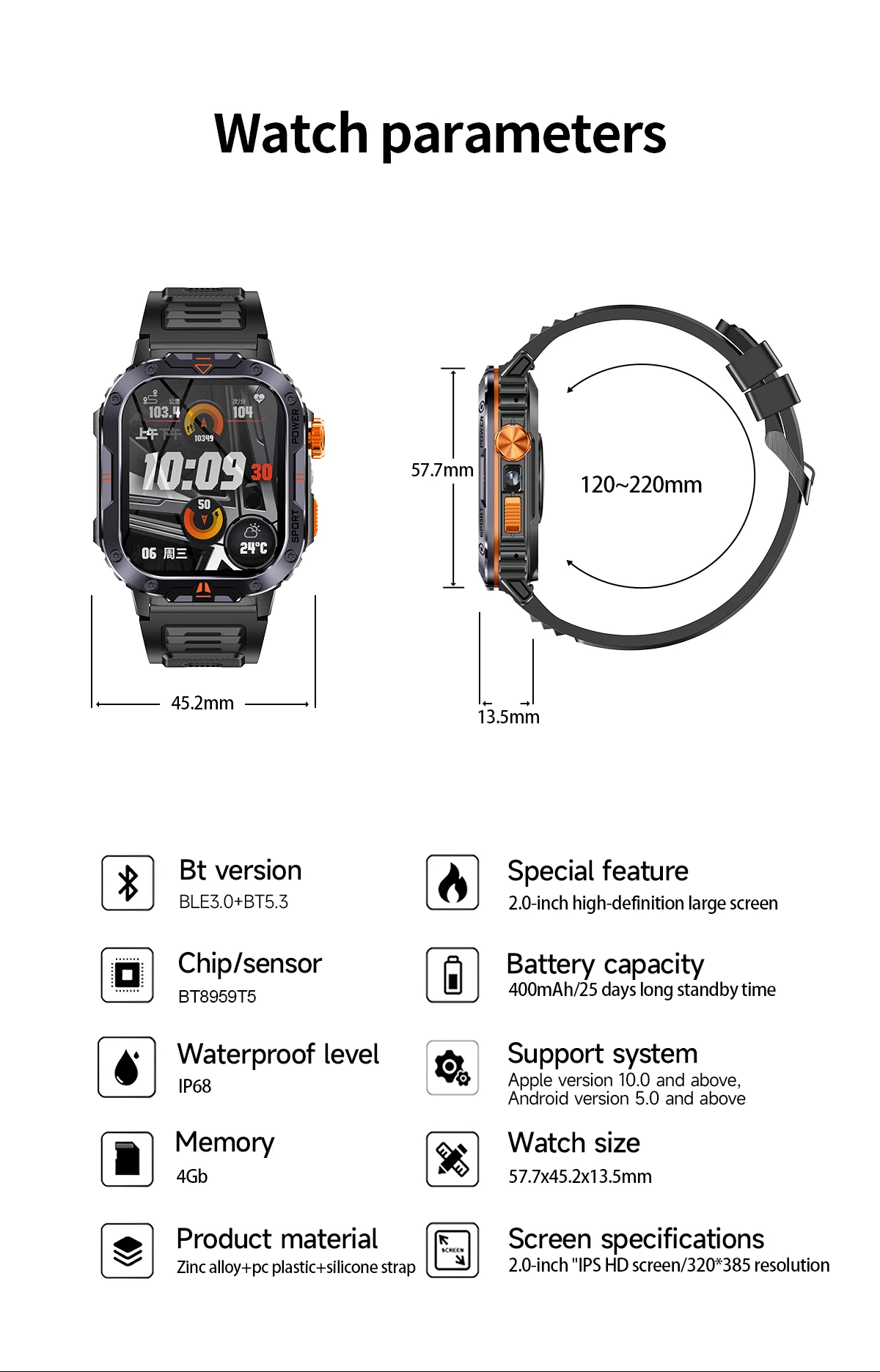 NX20 Smart Watch 2.0