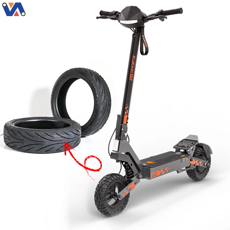 New Image 60/65-6.9 Outer Tire with Glue for Kukirin G2 Electric Scooter Tire Replacement Self- Sealing 10 Inch Scooter Tire