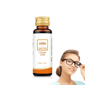 OEM/ODM Dietary Fiber Supplement Bilberry Extract Eye Care Oral Liquid Improve Eyesight Enzyme Eye Care Drink