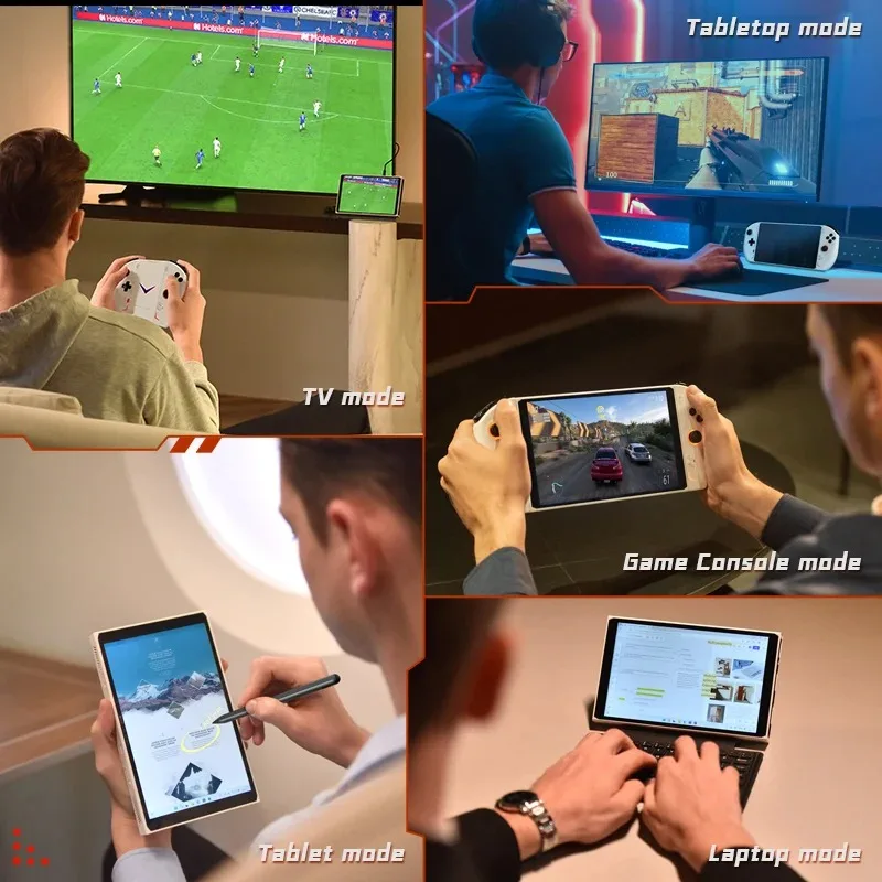 OneXPlayer 2 Pro AMD R7-8840U 3 in 1 Tablet Laptop PC Game Console Handheld 8.4 Inch 2.5K 32G RAM 1TB SSD Win 11 Computer