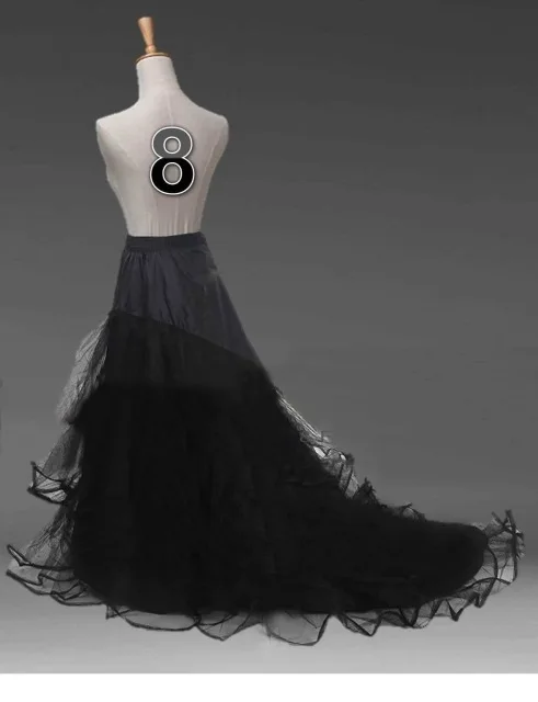 Traîne Jupon Deux Cerceaux Jupon De Mariée Crinoline, Sous-jupe