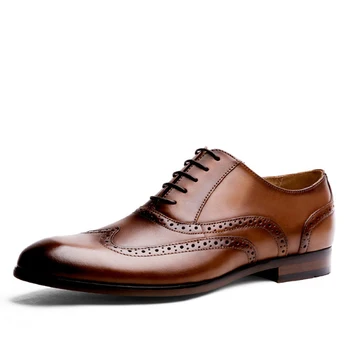 Classic Luxury Brand British Style Formal Shoes Men Dress Leather Shoes ...
