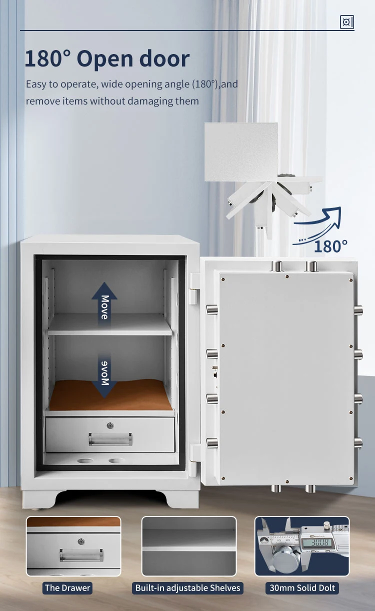 CEQSAFE Bank Deposit  Home Office Fire Box  Digital Safe Cabinet Document Fireproof Safe Box factory