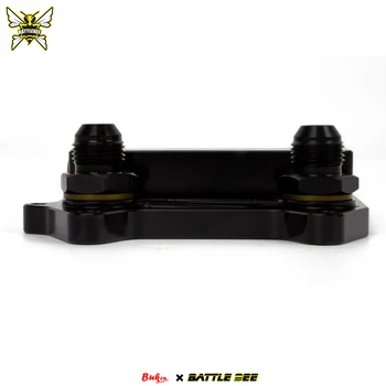 Battlebee BB-OCA-122 Engine Oil Cooler Adapter Aluminium Plastic New Trends Cooling Systems for VAG Golf Mk6 1.6 TDI 2.0 TDI