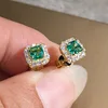 E2136 Gold + Light Green Diamond