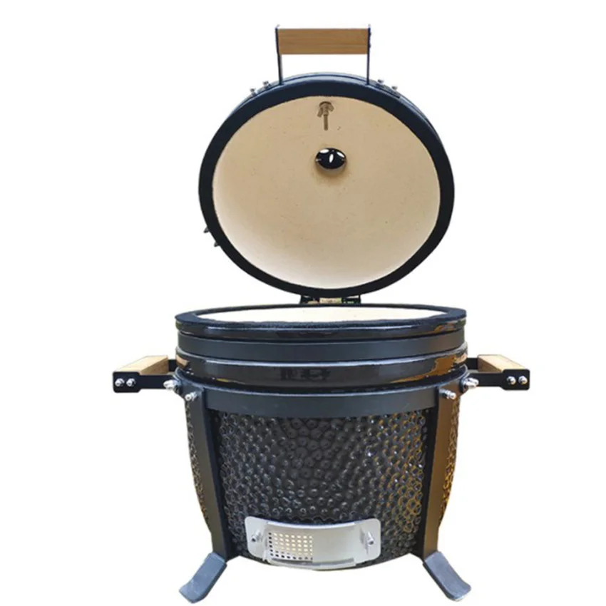 Large Charcoal Kamado Bbq Grill Egg Ceramic Table Pellets Smoker