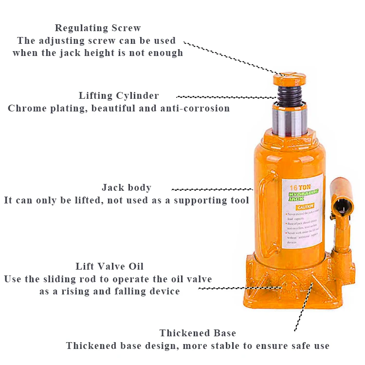 
15T гидравлический вертикальный домкрат для бутылок 