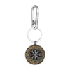 Two-tone pendant with eagle beak clasp