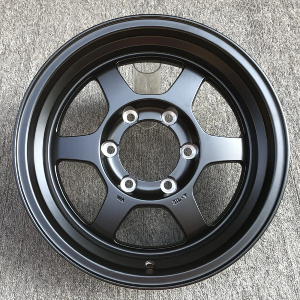 ディープディッシュ6スポーク15インチ16インチスタッガード4x4 4x100