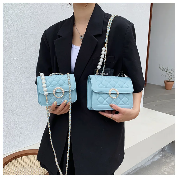 Sh1470 Lock Chain Fashion Ladies Shoulder Square Bags with