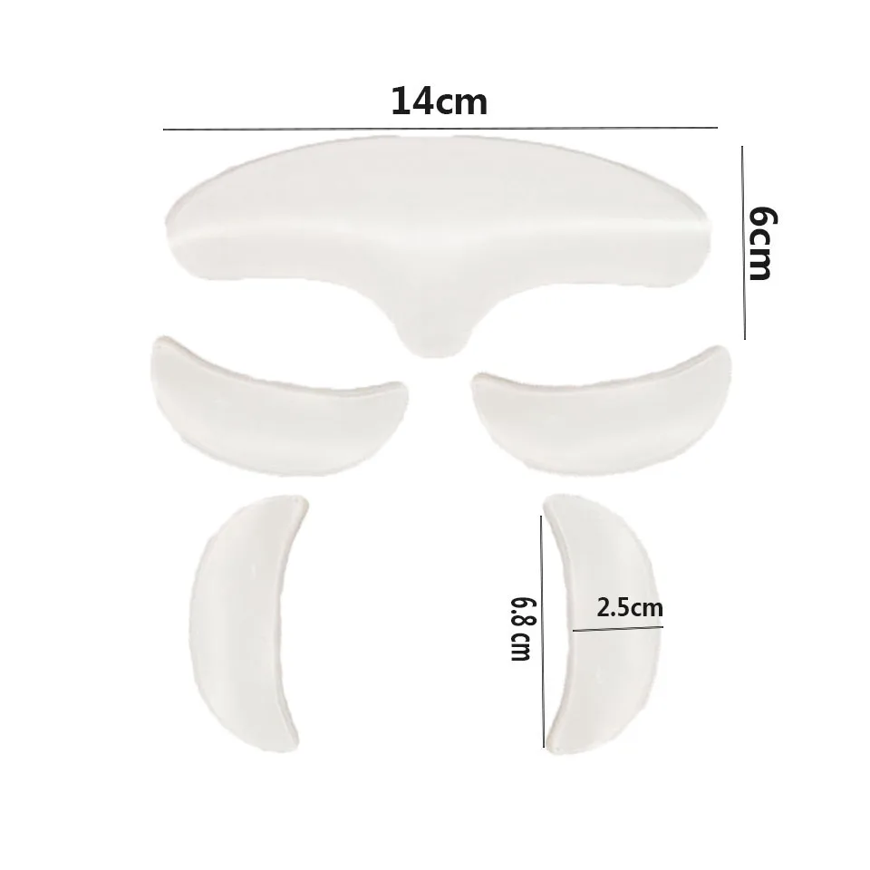 Transparent Overnight Anti Aging Patches Set Reusable Face Skin Care Medical Silicone Sleeping Patches for Wrinkles