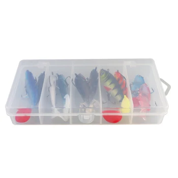 CHEERY 6pcs 8pcs 9pcs 11pcs 13pcs Swimbait Bionic Rubber Shad Fish Soft Bait With Lead Head Hooks Jig Wobblers Fishing Lure Set – Soft Lure – view 4