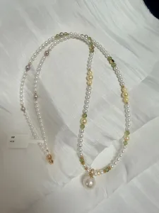 YOB   Pearl Pendant High Quality  Pearl Necklace in Sterling Silver